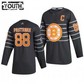 Boston Bruins Trikot David Pastrnak 88 Grau 2020 NHL All-Star Adidas Authentic - Kinder